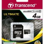 Memoria Transcend MicroSD HC de 4GB