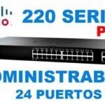 Switch Administrable Cisco Small Business Smart Plus SG220-26P con 04 puertos (PoE+) Gig. + 20 puertos PoE Gig. + 02 puertos Gig. SFP SG220-26P-K9-NA